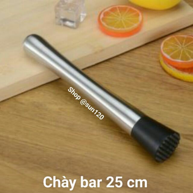 Chày dầm pha chế bar muddler các size dụng cụ pha chế