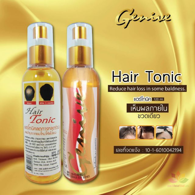 Chai xit kích mọc tóc Genive Hair Tonic Thái Lan