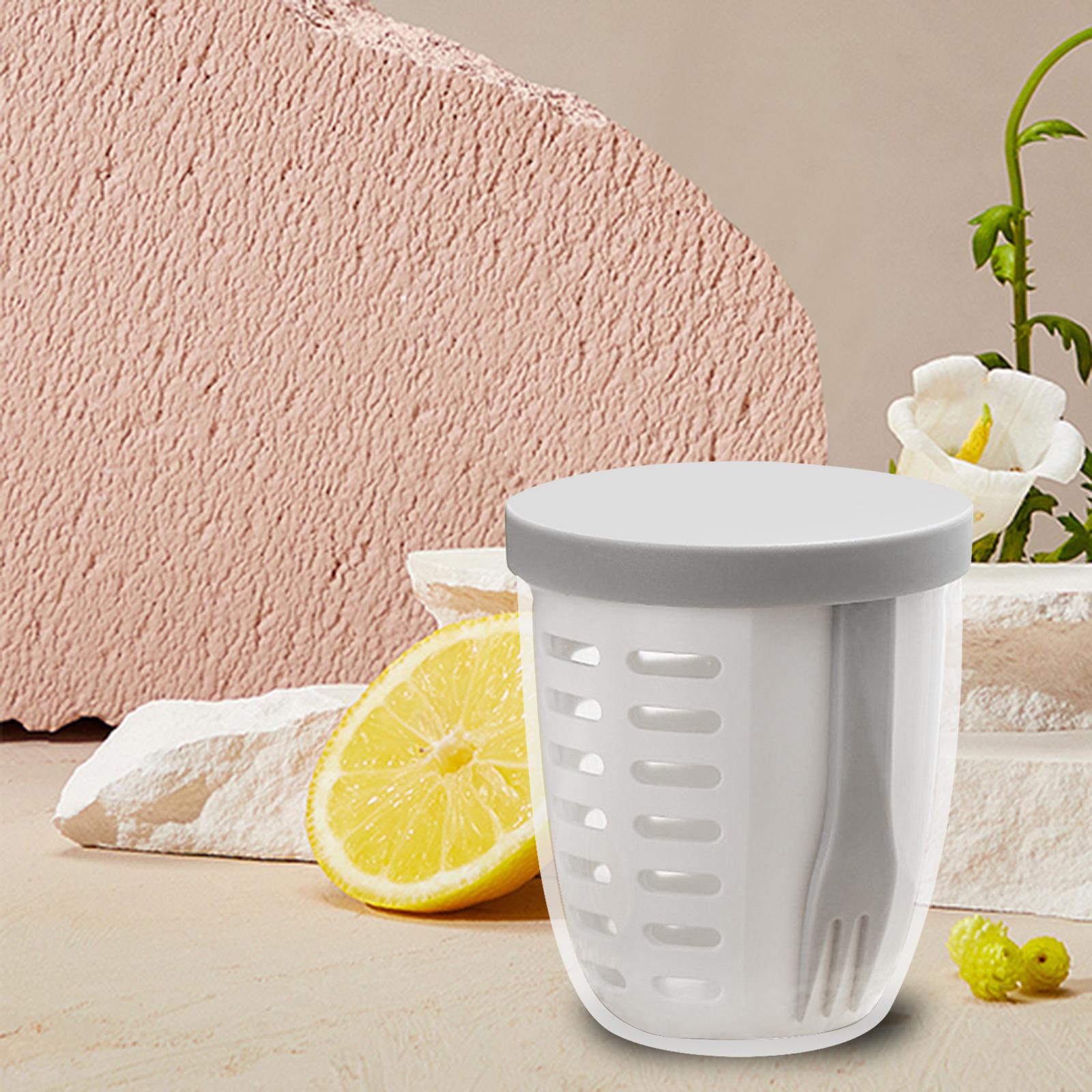 Oshhni salad cup với ngã ba với ngã ba 600ml ăn sáng ly cho bữa ăn sữa chua ăn sáng