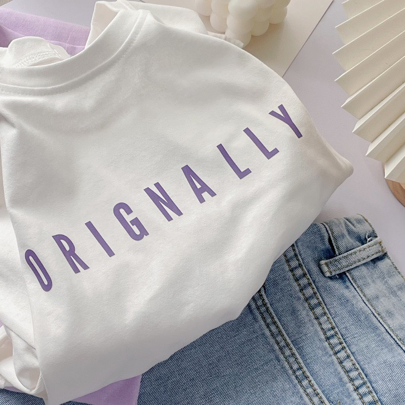 Áo thun 3158 form rộng mẫu ORIGNALLY chất cotton khô cổ tròn