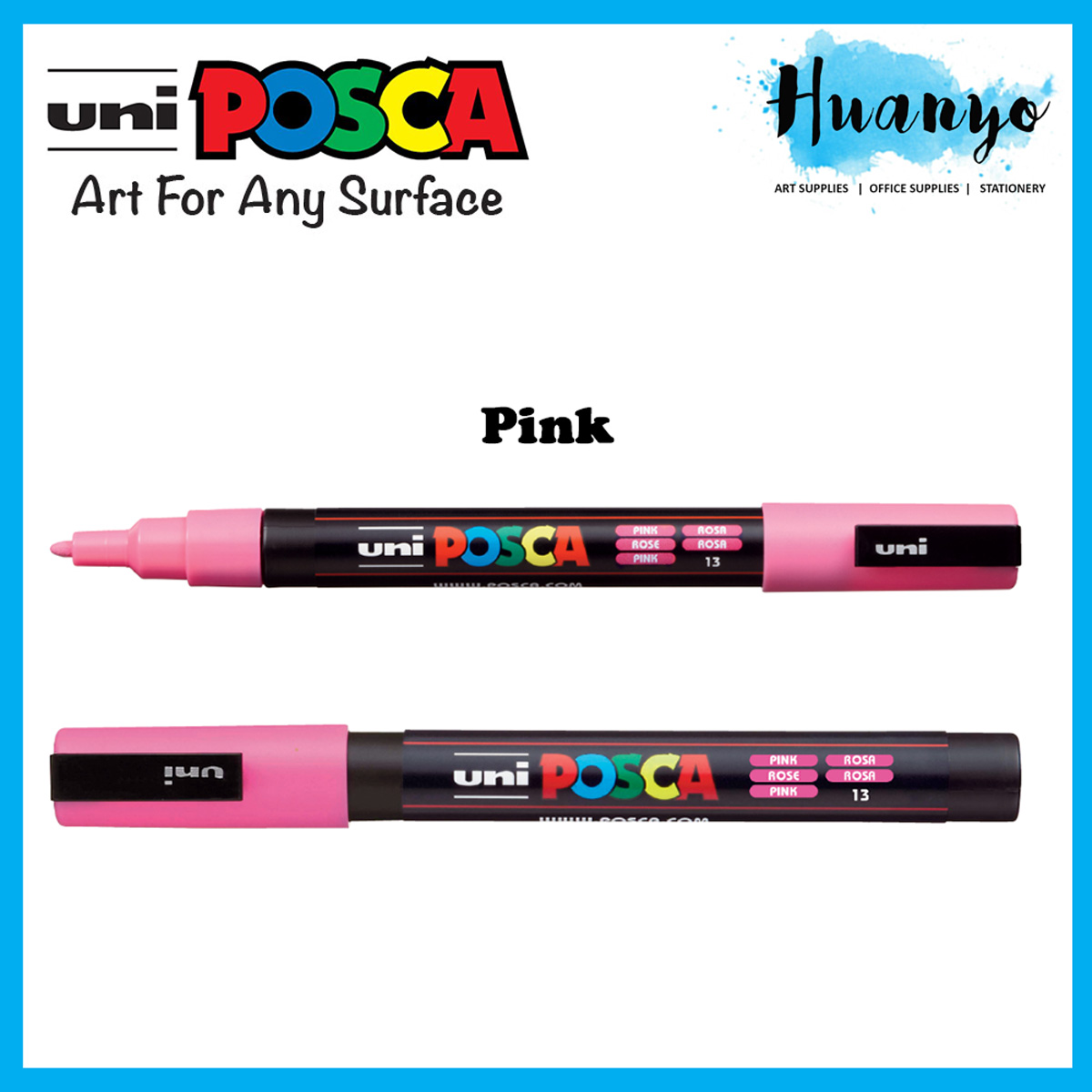 POSCA Marker PC-3M Glitter Pink