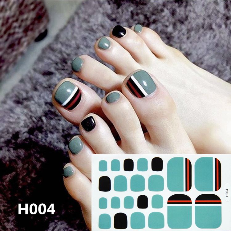 Sticker dán móng chân khô không thấm nước P2
