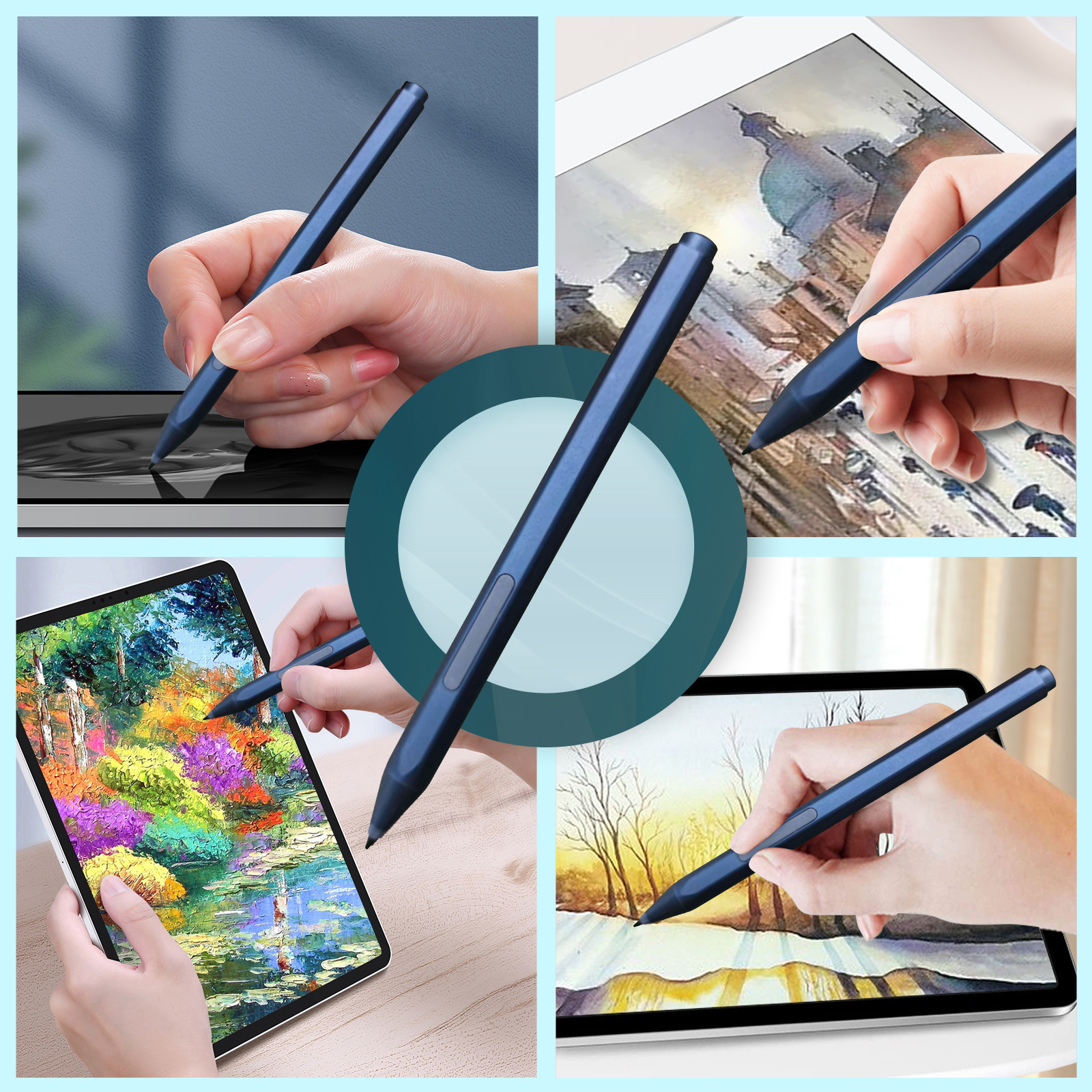 Stylus Pen for Microsoft Surface Pro X/9/8/7/6/5/4/3/Book 2/Laptop 5 4 3 2/Studio/MicrSurface 3/go 2 3 Magnetic Palm Rejection. 
