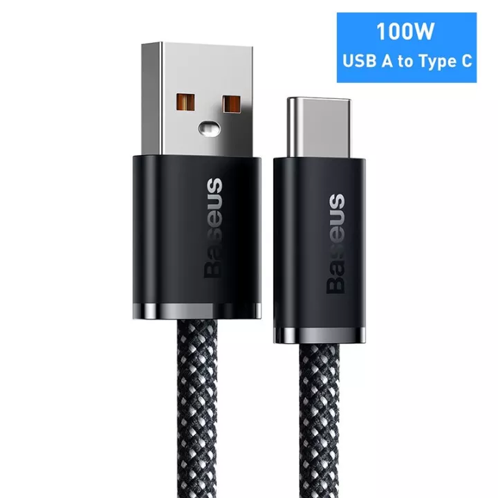 100W baseus dynamic series fast charging data cable USB to Type-C