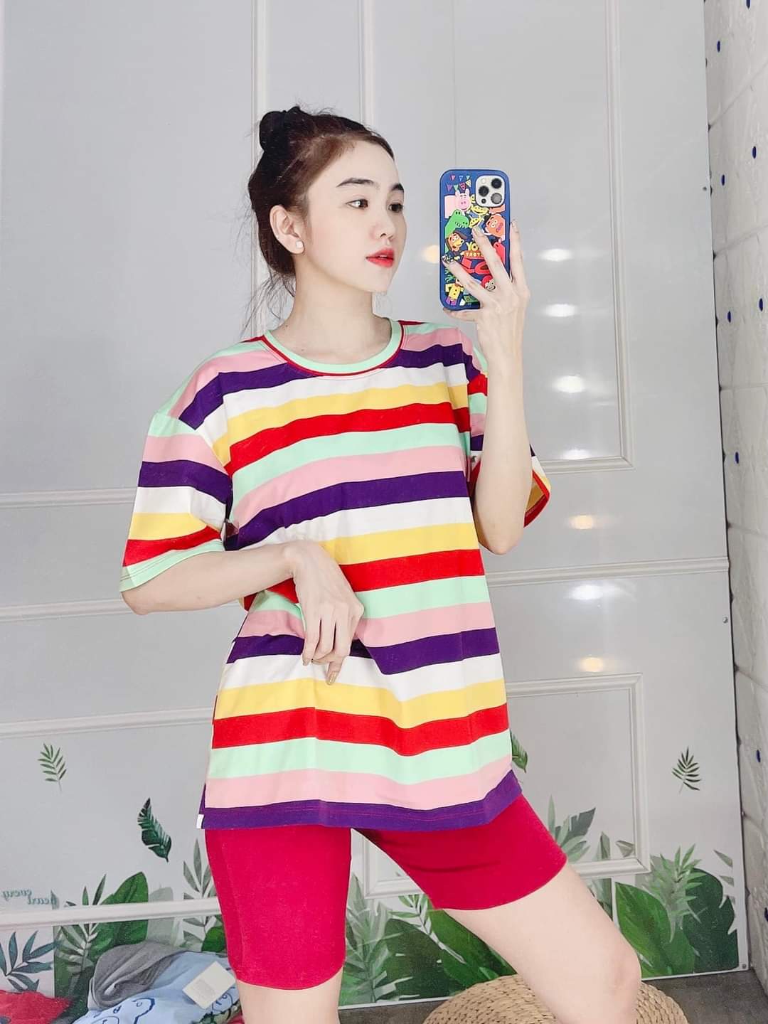 Set đồ bộ lửng mặc nhà mùa hè