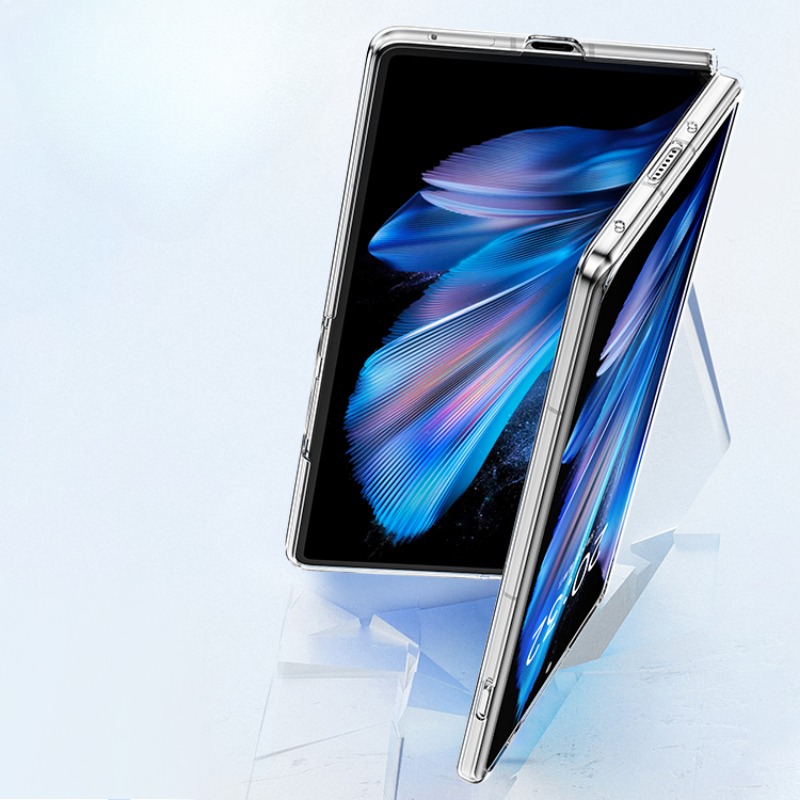 Phone case Vivo X Fold 3 Pro Transparent Anti-oxidation Clear Silicone for Back Cover vivo X Fold 3Pro cases.