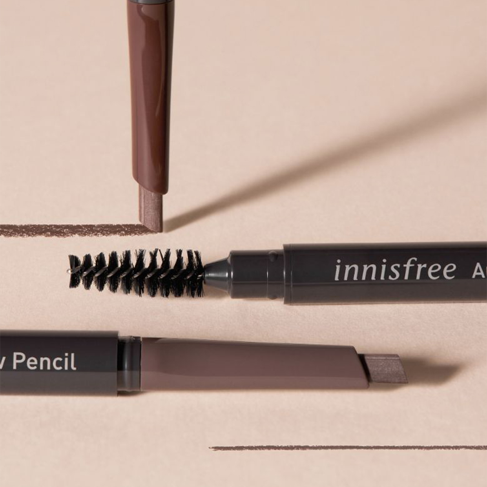 Chì kẻ mày Innisfree Auto Eyebrow Pencil 2 đầu 0.3g