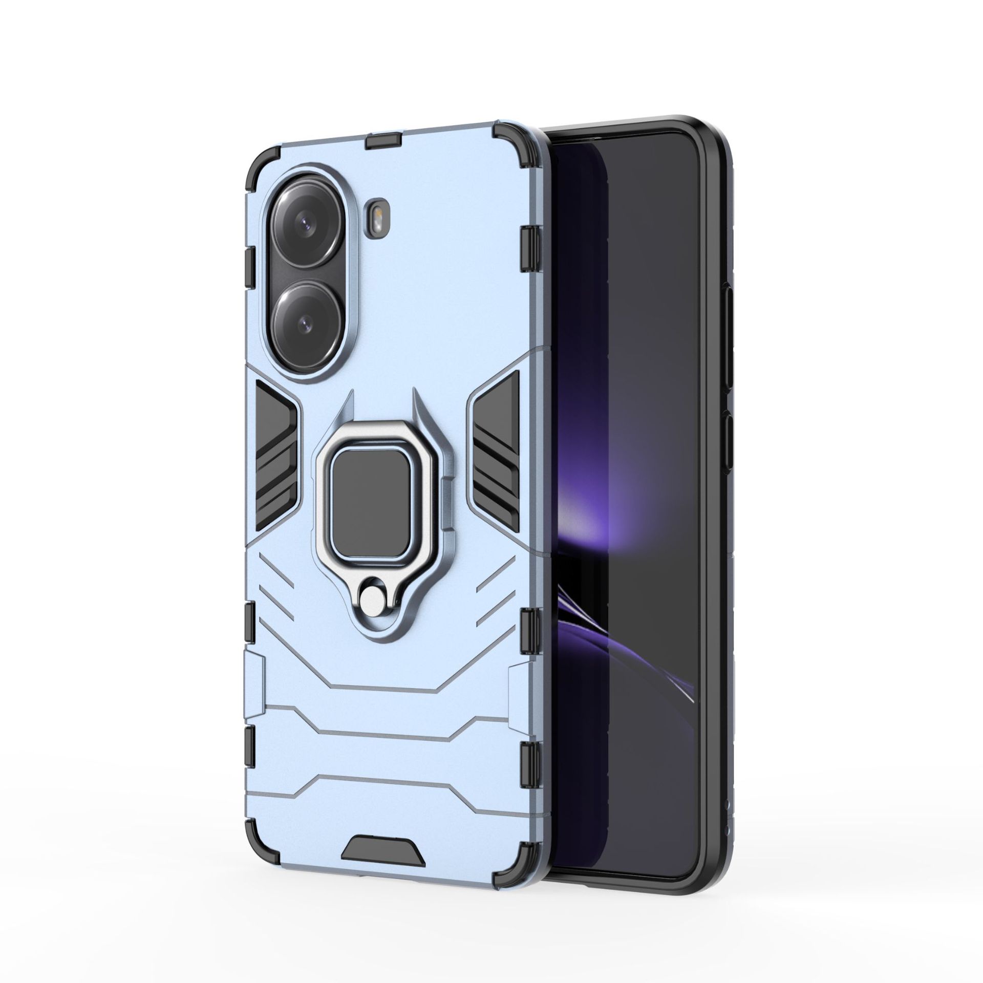 Xiaomi Poco X7 Shockproof Phone Case with Ring Holder.