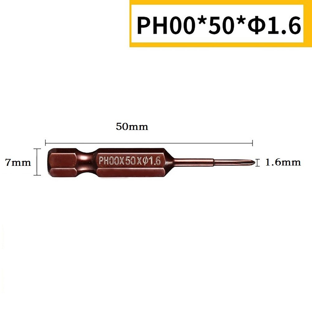 Unnicoco Hex Shank Screwdriver Bits for Electric and Hand Screwdrivers PH00 PH0 PH1 PH2