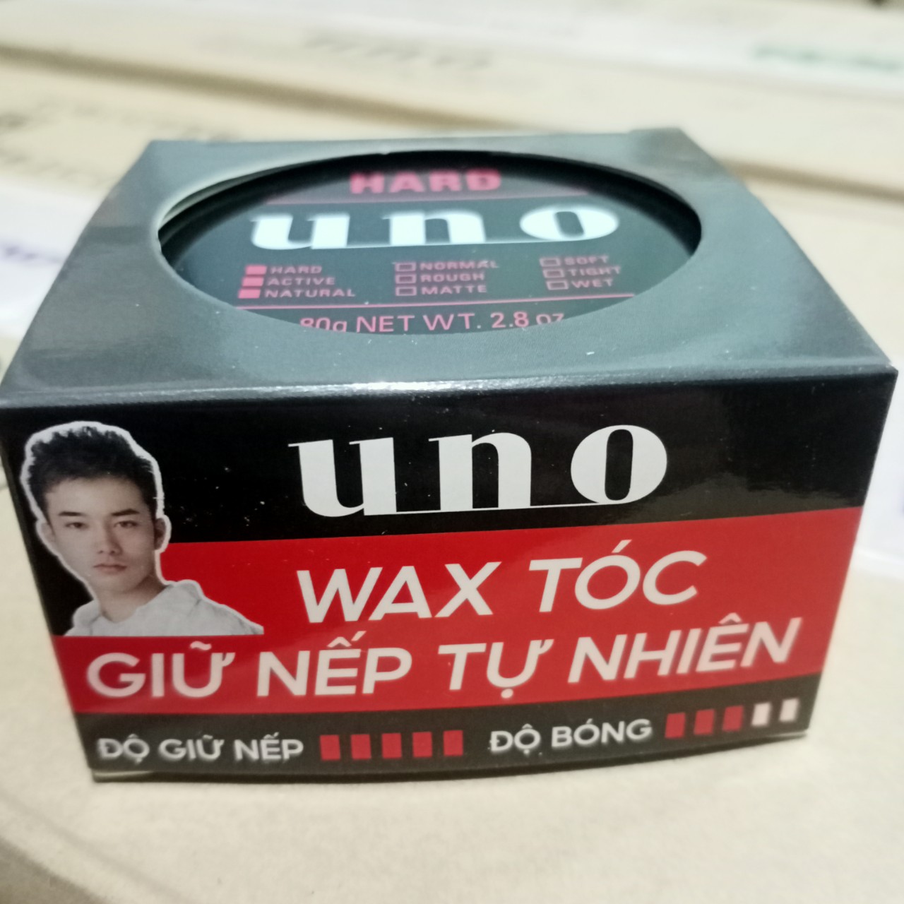 Sáp vuốt tóc tạo kiểu nam cao cấp uno 80g