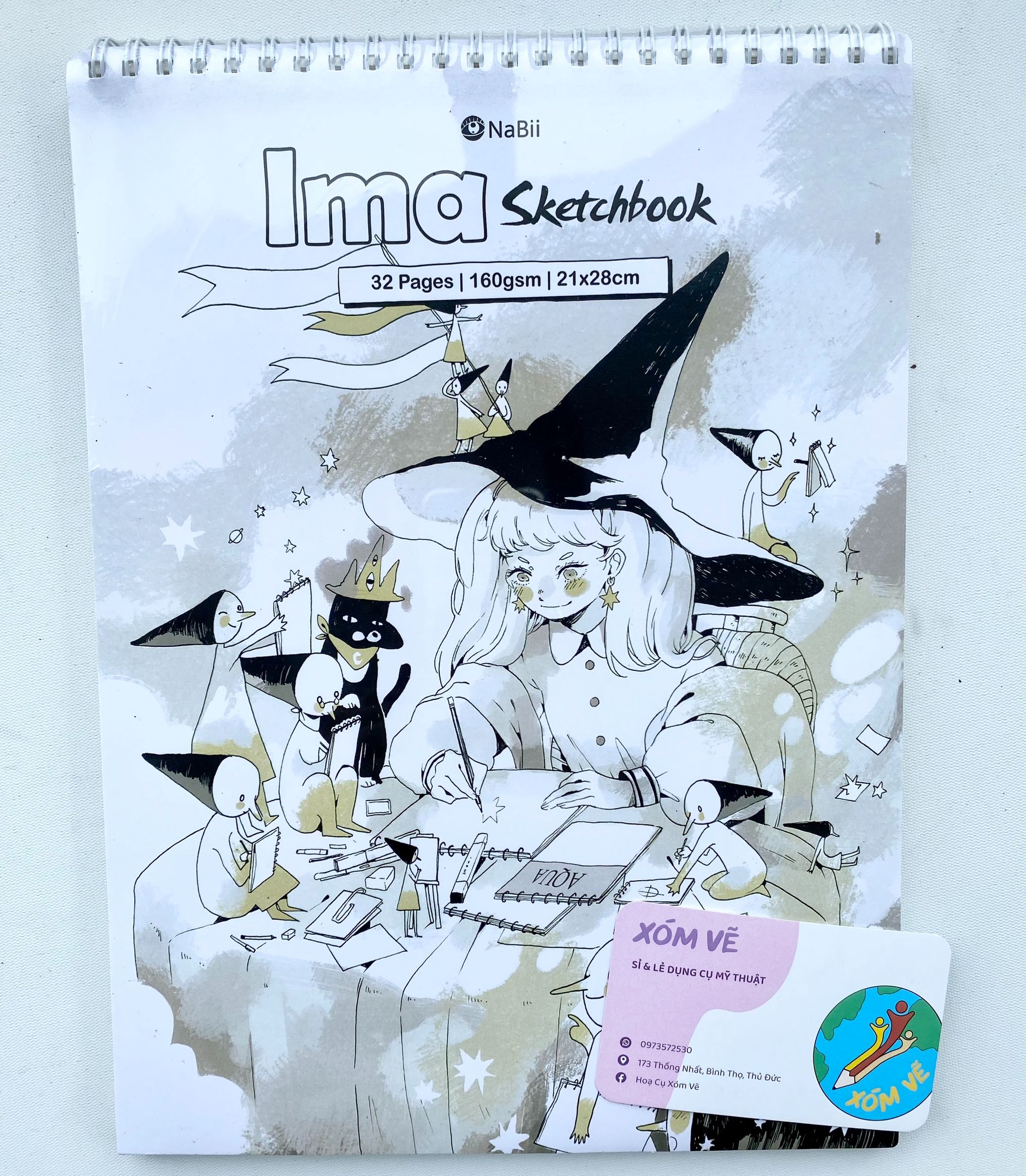 Sổ Nabii Ima Sketchbook 160gms