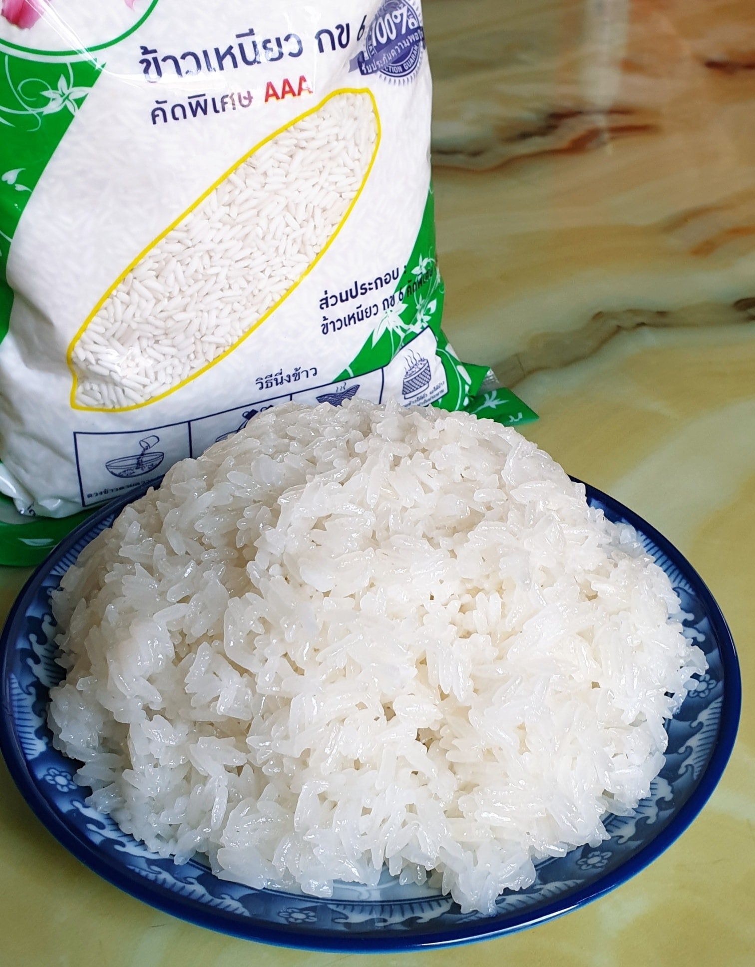 [HÀNG THÁI LAN] NẾP THÁI HOA LY AAA - nếp thơm, dẻo ( gói 1kg )