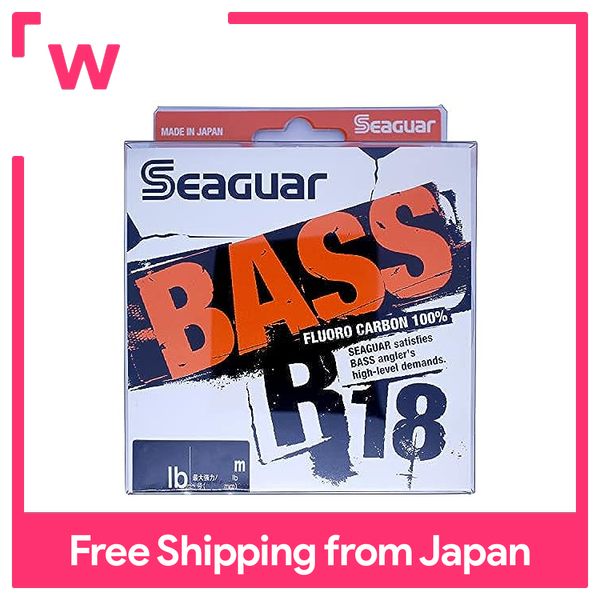 KUREHA Seaguar R18 Bass 240m 10lb Fishing LINE From JAPAN