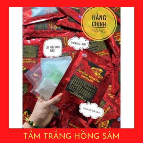 Tắm trắng Hồng Sâm chuyên spa (HÀNG XỊN BẬT TONE)