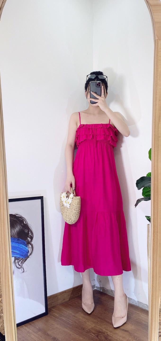 Đầm maxi siêu xinh mẫu mới về korea fashion.