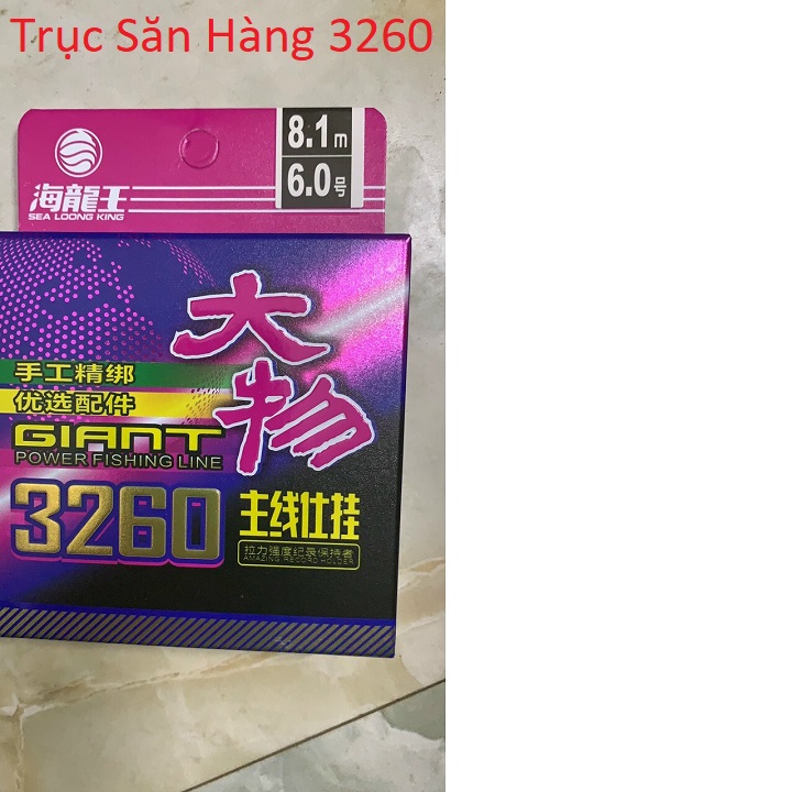 Trục đi câu săn hàng 3260