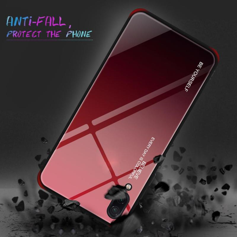 For Realme Note 60 60X Phone Case Gradient 9H Tempered Glass Protector Colorful Soft Edge for Realme Note 60X Cover Casing HP.