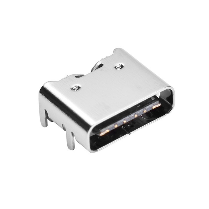 Chân Sạc Cổng USB 3.1 Type-C 6P SMD Hỗ Trợ Sạc Nhanh
