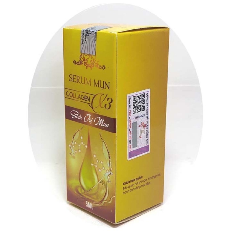 Serum mụn collagen x3 chính hãng