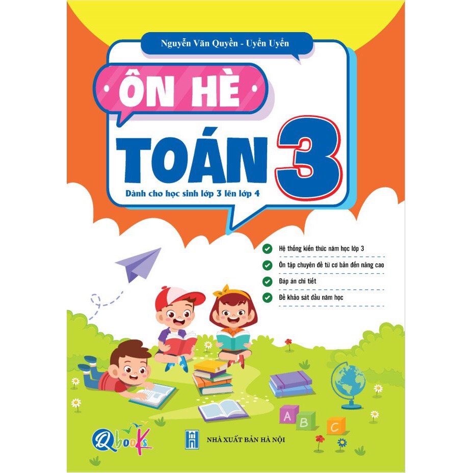 Sách - ôn hè toán 3 - dành cho học sinh lớp 3 lên lớp 4