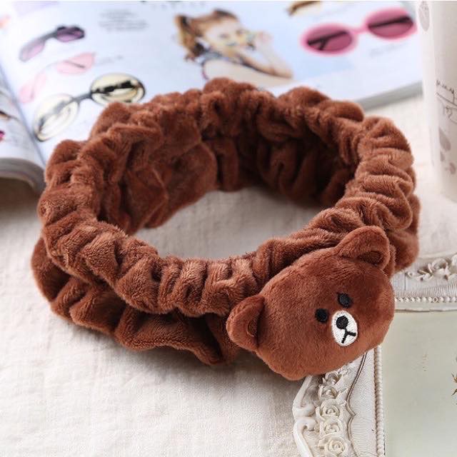 Phụ kiện tóc băng đô turban 3D gấu thỏ vịt dễ thương