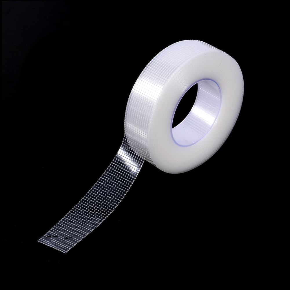 1 Roll PE Tape Roll for Individual Eyelash Extensions Transparent PE Tape Breathable False Eyelash Extensions Makeup Tools Eyelash Extension Supplies Lash TapeElastic Foam Tape