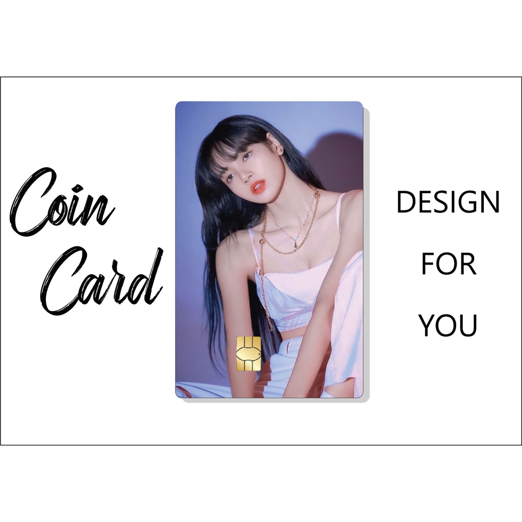 BLACKPINK'S SKINCARD (🎟️ Miếng dán Thẻ ATM, debit, thẻ từ, thẻ chung cư, bảo vệ thẻ) | Dán thẻ ATM COINCARD