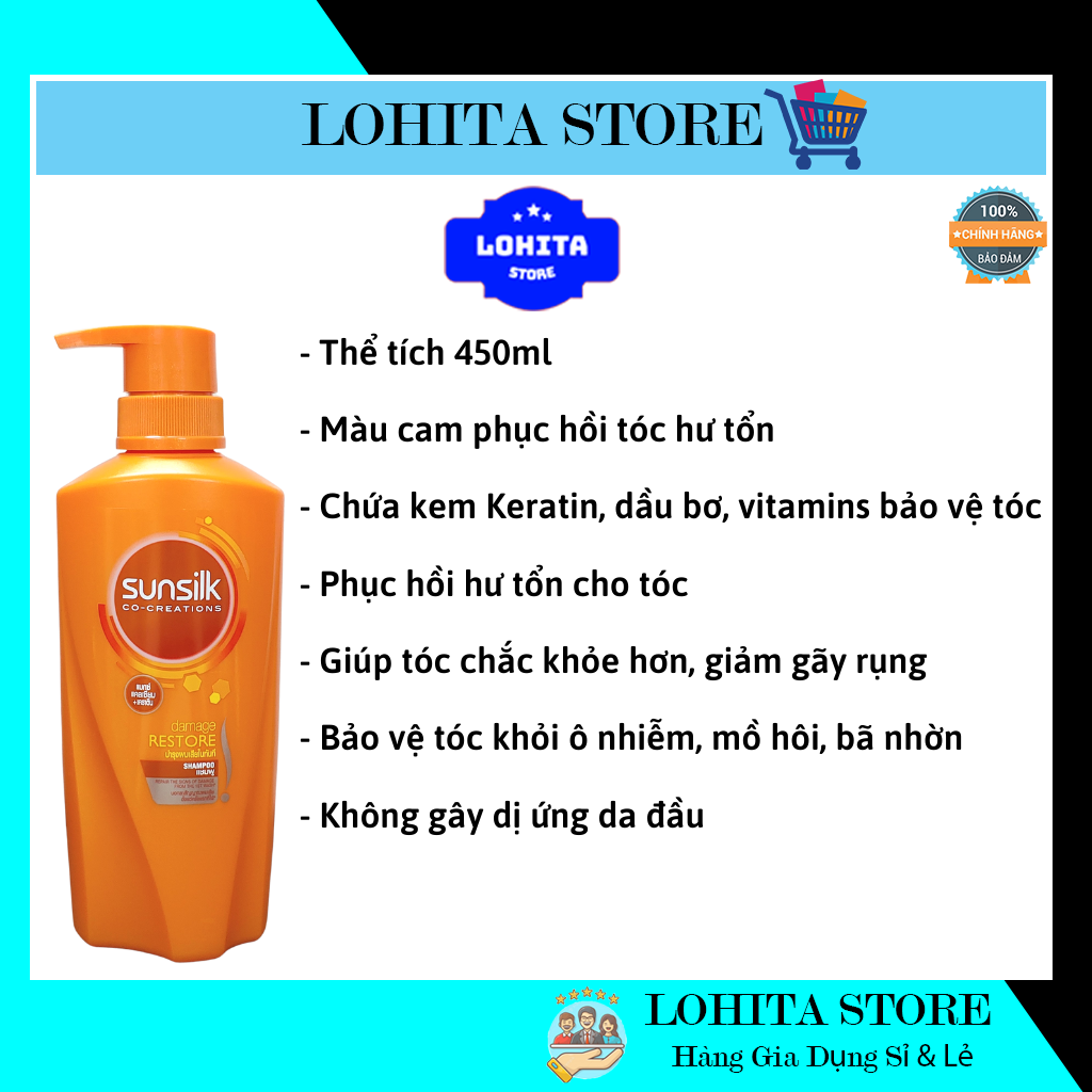 Dầu gội sunsilk Thái Lan 425ml