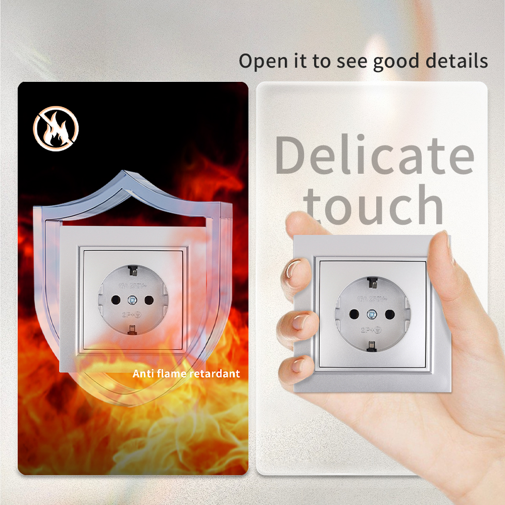 Silvery%20Classic%20250V%20Plugs%20Socket%20Electrical%20Outlets%20Wall%20Embedded%20AC%20With%20Ground%20EU%20Standard%20Power%20Sockets%20Retardant%20250V%20-%20Image%205