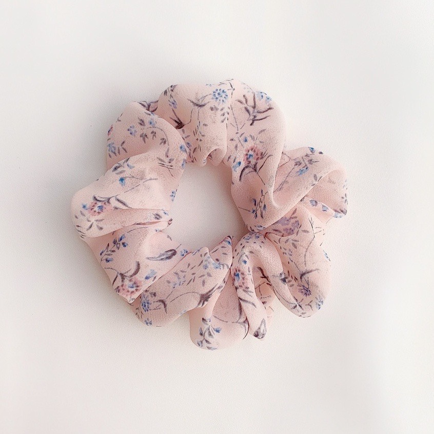 Cột tóc vải hoa Scrunchies The little Bownie
