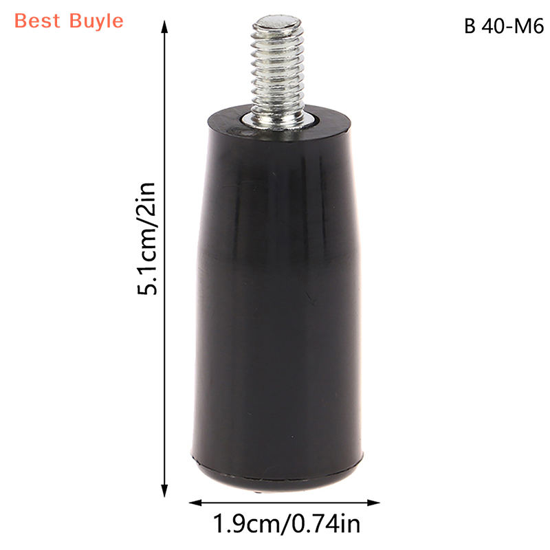 💖Best Buyle 1pc Revolving Handle M6 M8 M10 M12 Plastic Metal Knob Male Threaded Stem Handwheel Screw Milling Machine Tools Lathe Grinding