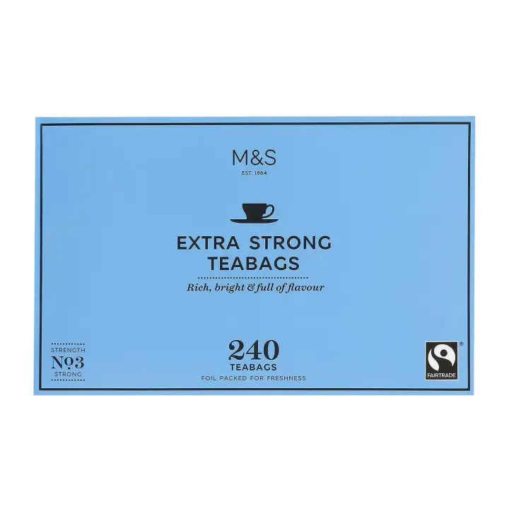 Marks Spencer Fairtrade Extra Strong Teabags Lazada Singapore