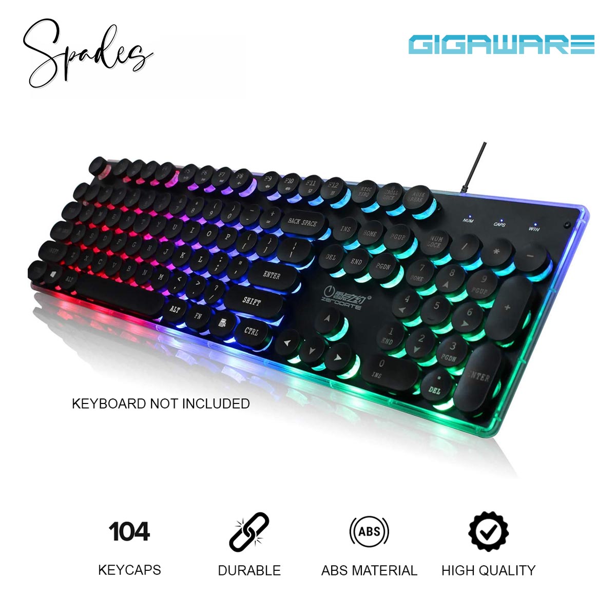 Gigaware Gaming Typewriter MX Keycaps for Mechanical Keyboard Lazada PH