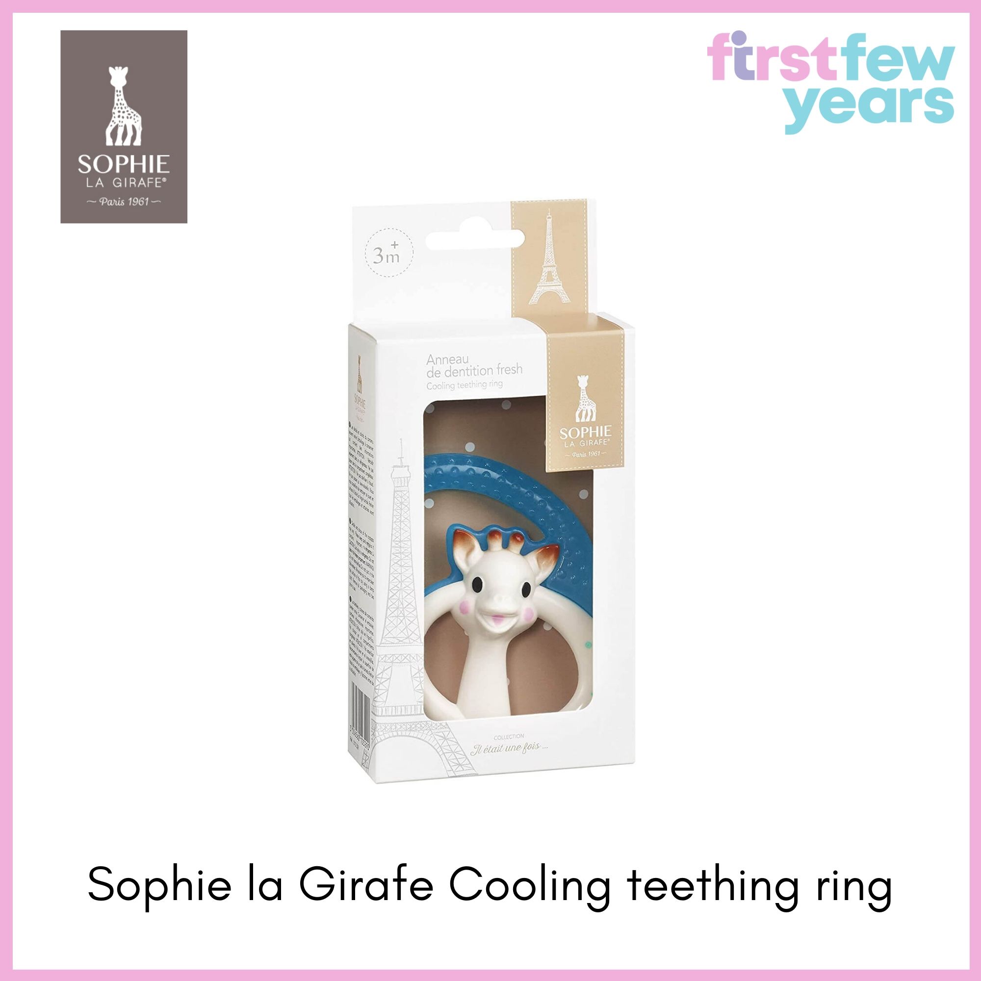 sophie la girafe cooling teething ring