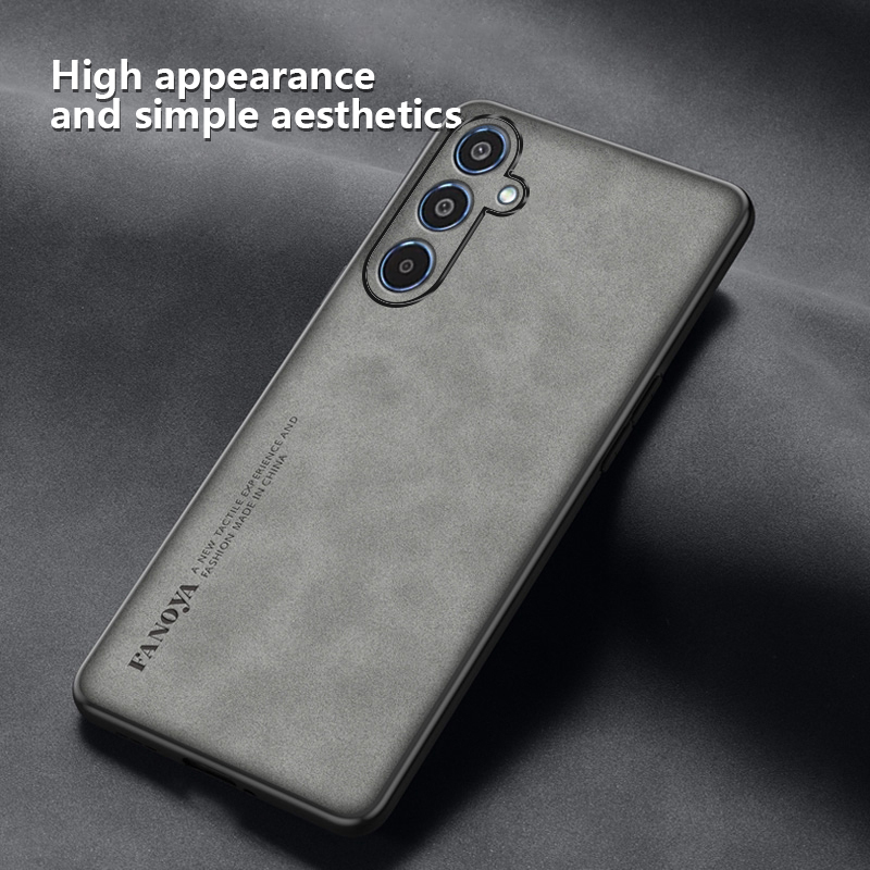 Tokifu%20For%20Samsung%20Galaxy%20M35%20Lambskin%20Leather%20Pounch%20Silicone%20Shockproof%20Case%20Slim%20Back%20Cover%20-%20Image%203