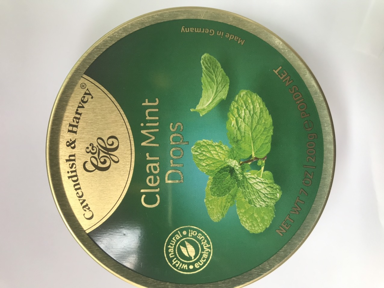 Kẹo Hộp Thiếc Đức Cavendish Harvey Hương Bạc Hà Clear Mint