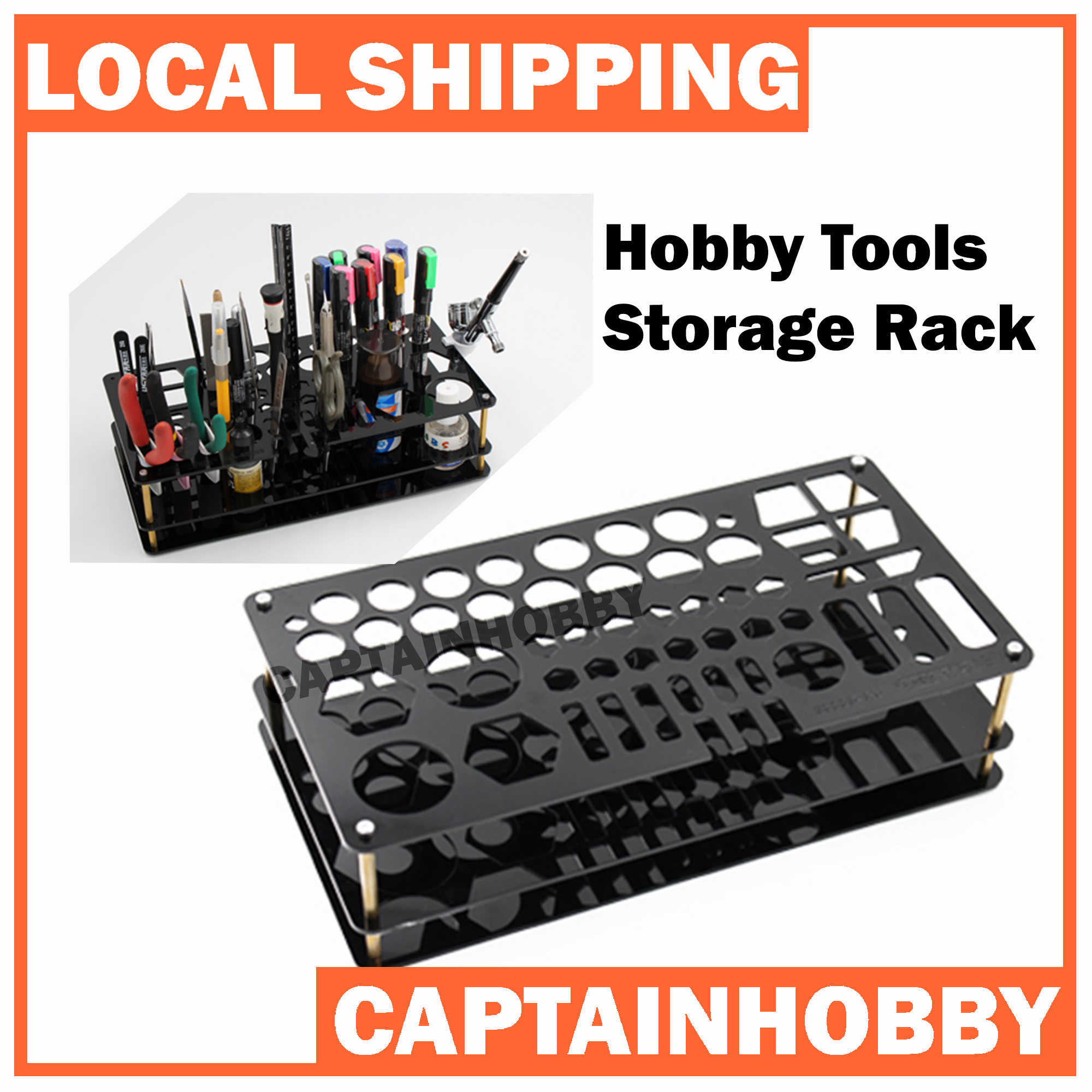 USTAR Desktop Tool Storage Rack for Scale Model Gundam Gunpla 260*140