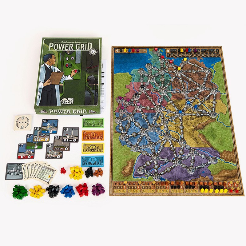 Bộ trò chơi Board game Power Grid vui nhộn a