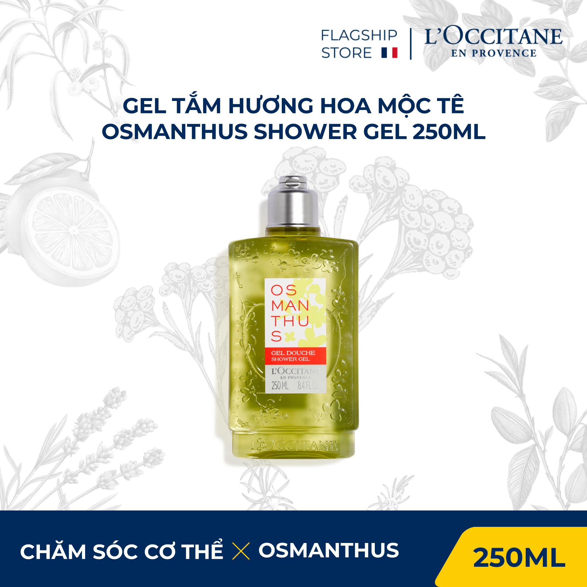 Gel Tắm Hoa Mộc Tê L'Occitane Osmanthus Shower Gel  250ML