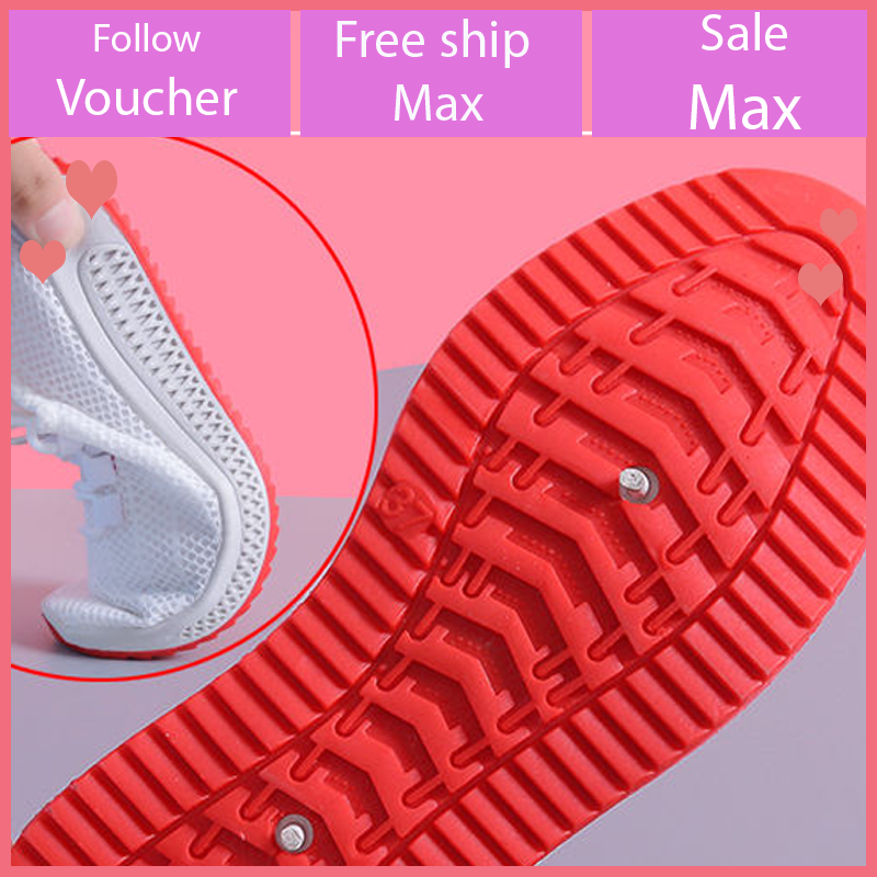 Giày sneaker nữ thoáng khí (đen trắng) V197