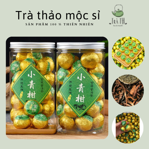 Trà phổ nhĩ quýt cao cấp 1 viên dùng thử _ tinhhoatrathaomoc