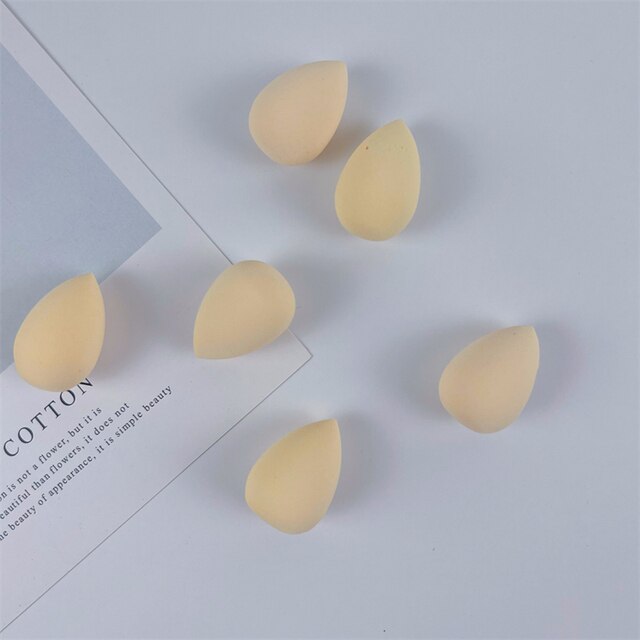 6pcs Mini Makeup Sponge Powder Puff Beauty Sponge for Makeup Concealer Liquid Foundation Face Cosmetic Puff Make Up Sponge