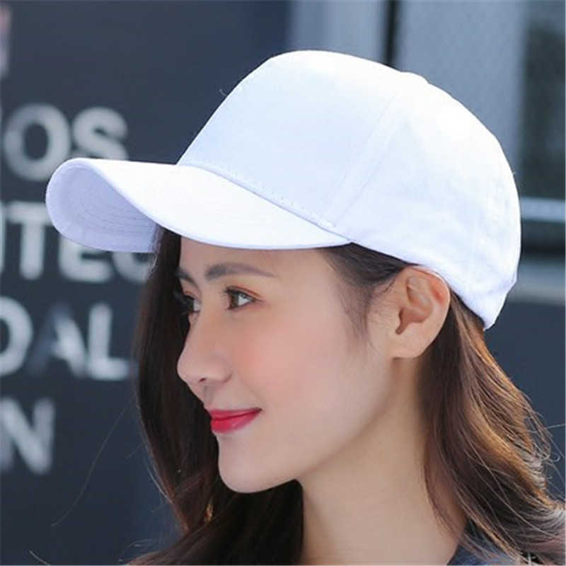 Korean style solid color colorful baseball cap/peaked cap