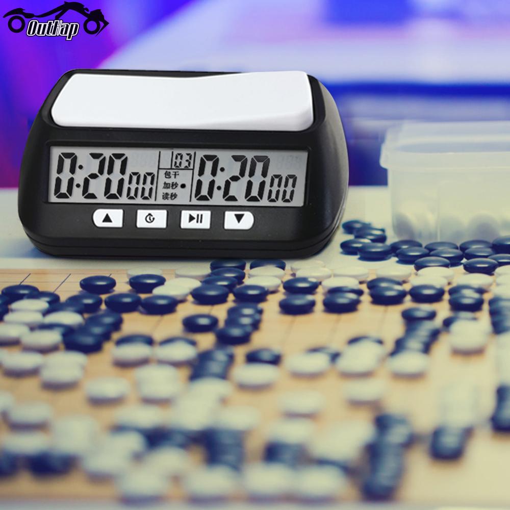 Professional Board Game Stopwatch Count Up Down Competition Hour Meter Table Games Chess Clock Timer for International Chess