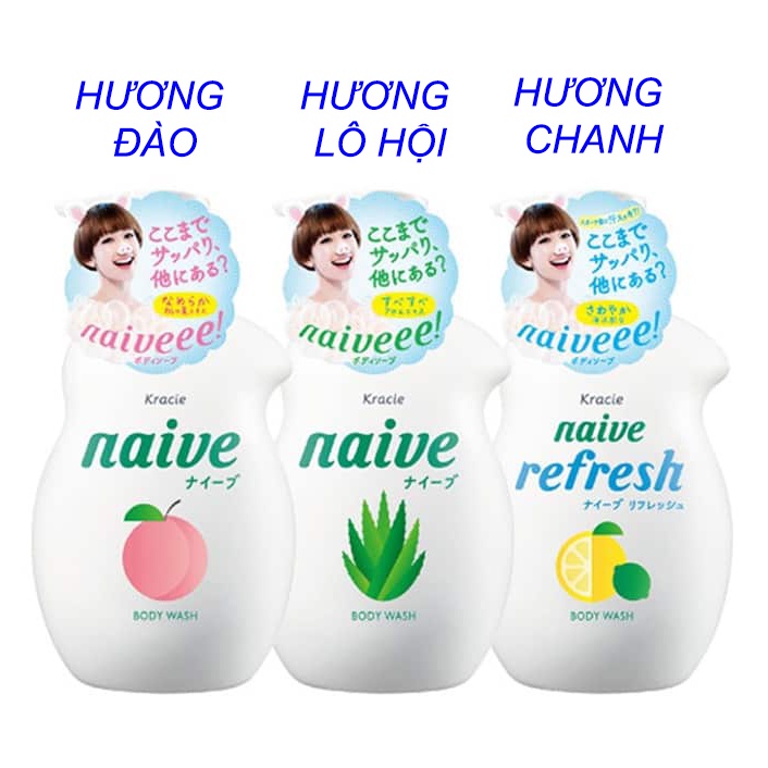 Sữa Tắm Naive Kracie  Nhật