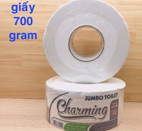 [HCM]giấy vệ sinh cuộn lớn 700 gram