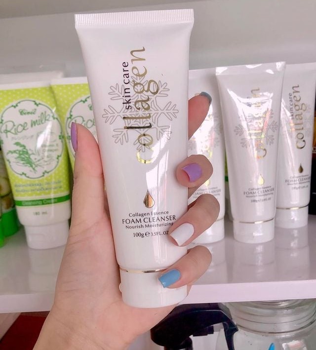 Sữa Rửa Mặt Làm Trắng Da Collagen Skin Care