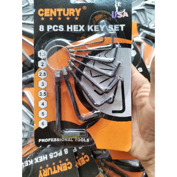 Bộ lục giác mini 8 món Century hoặc LS