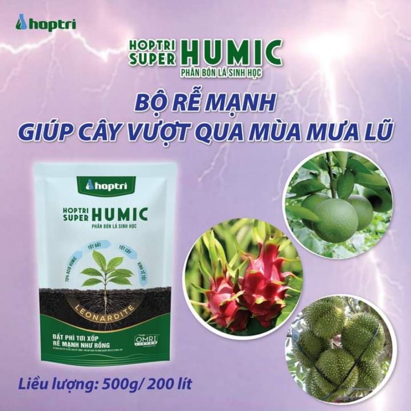 Phân Bón lá SUPER HUMIC HỢP TRÍ - 1kg
