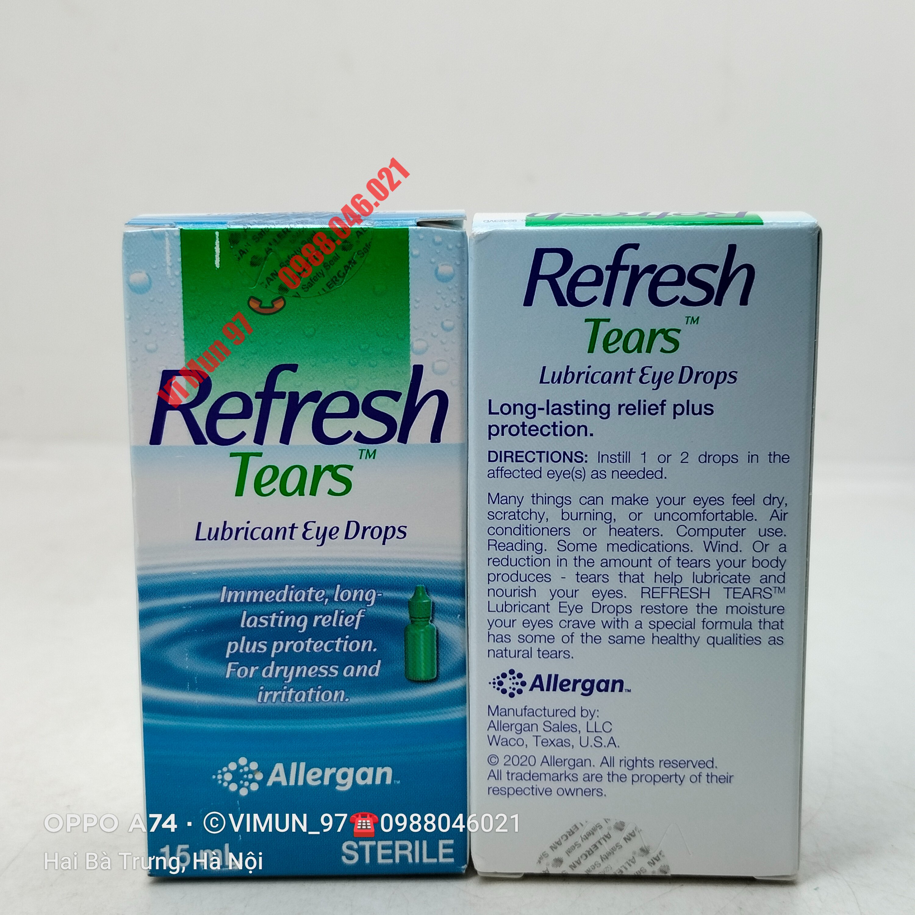 Nước nhỏ mắt Refresh Tears chai 15ml